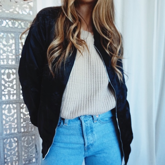 •LAST ONE//Starry Night Bomber Jacket• - Picture 3 of 8